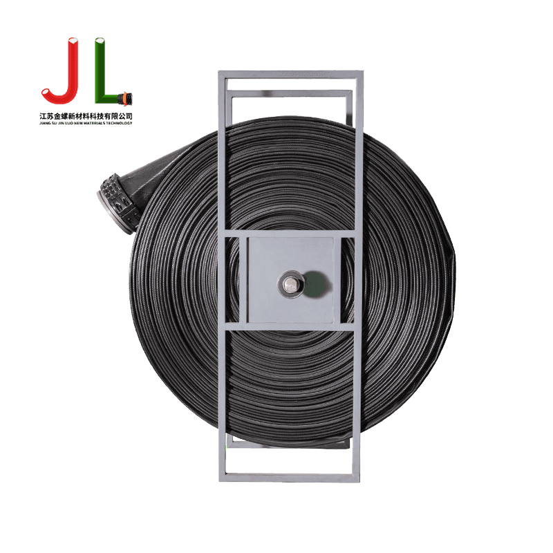 Jinluo Duplex-Laer Polyurethane Flat Officina Hose - Oleo Repugnans, Abrasione Repugnans